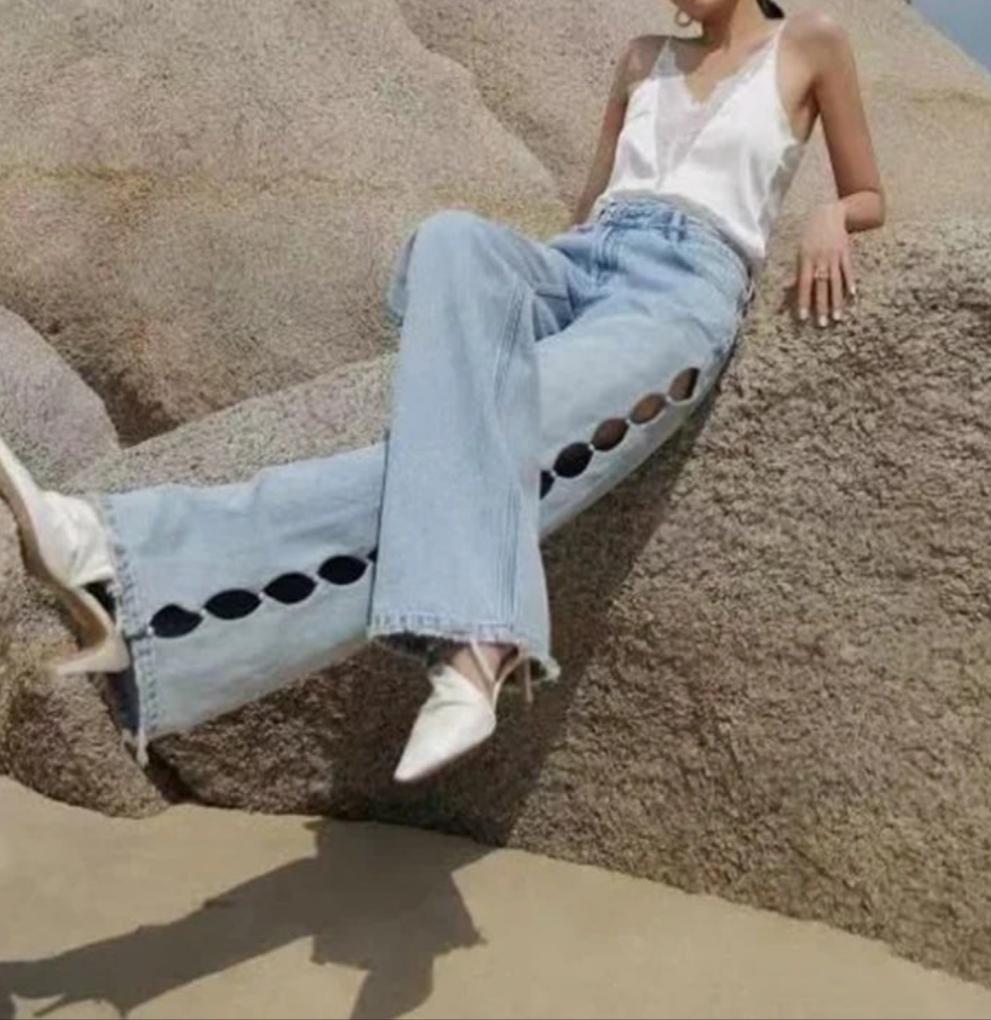Faith Denim Pearl Pants