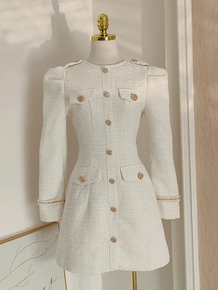 Roma Italian Tweed Dress