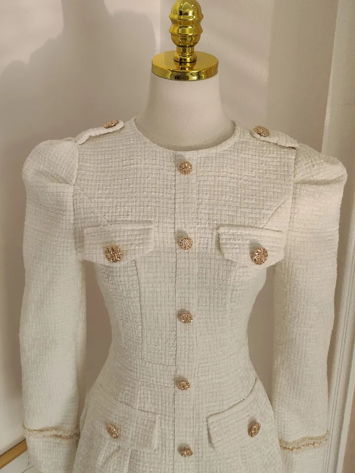 Roma Italian Tweed Dress
