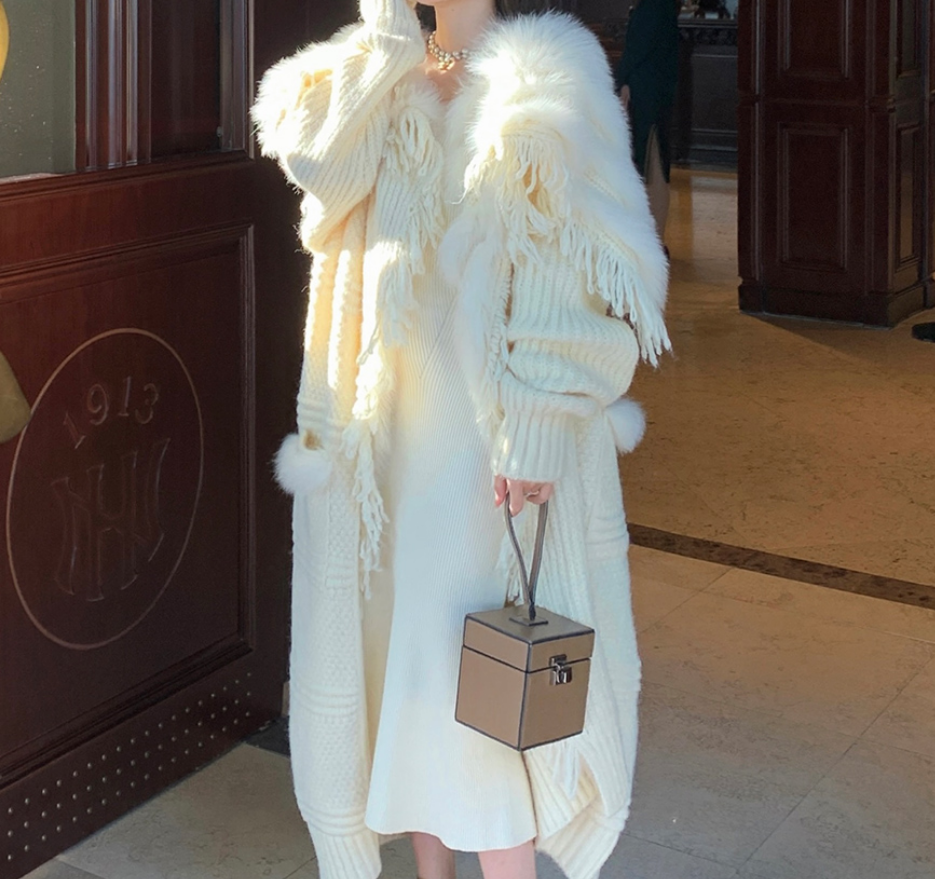 Rodeo Fox Fur Knit Sweater