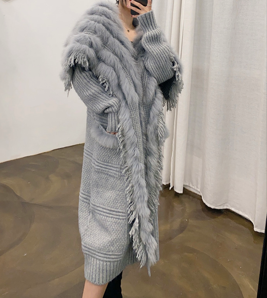 Rodeo Fox Fur Knit Sweater – Belle Muse