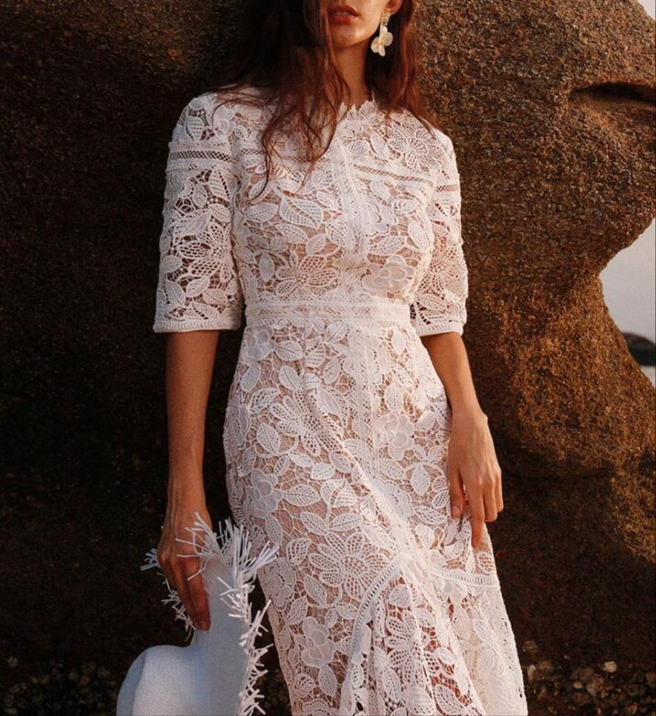 Valentina Italian Lace Dress