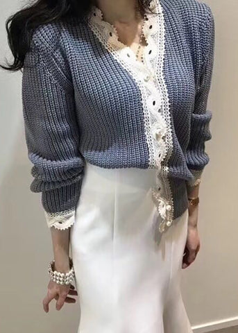 Marbella Lace Knit Sweater