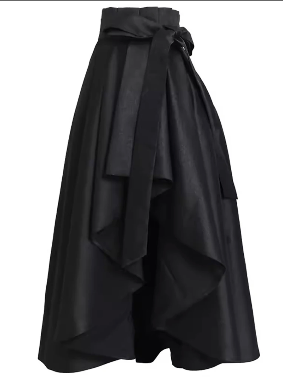 Miracle Cascading Skirt Black