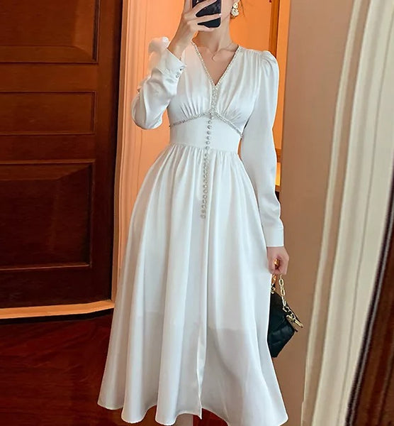 Diana Chiffon Jeweled Dress – Belle Muse