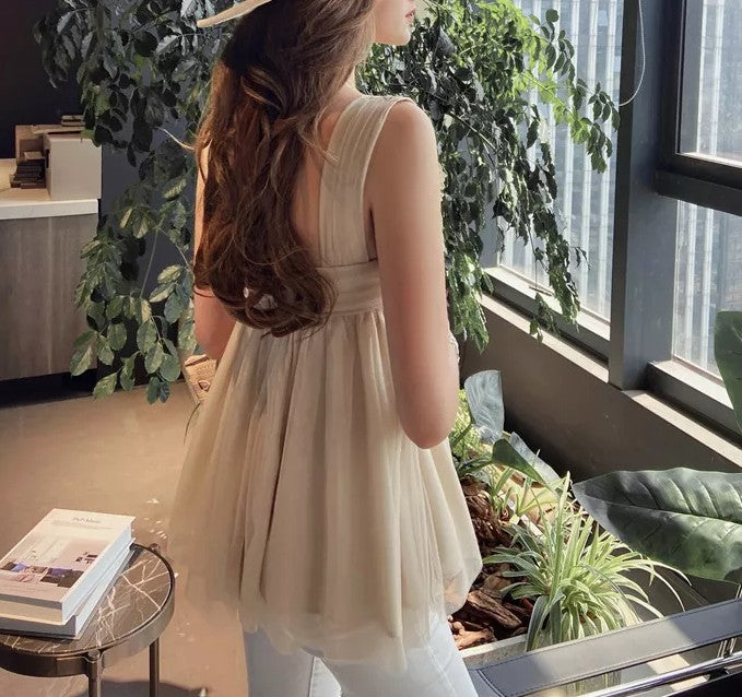 Yulia Rose Applique Blouse