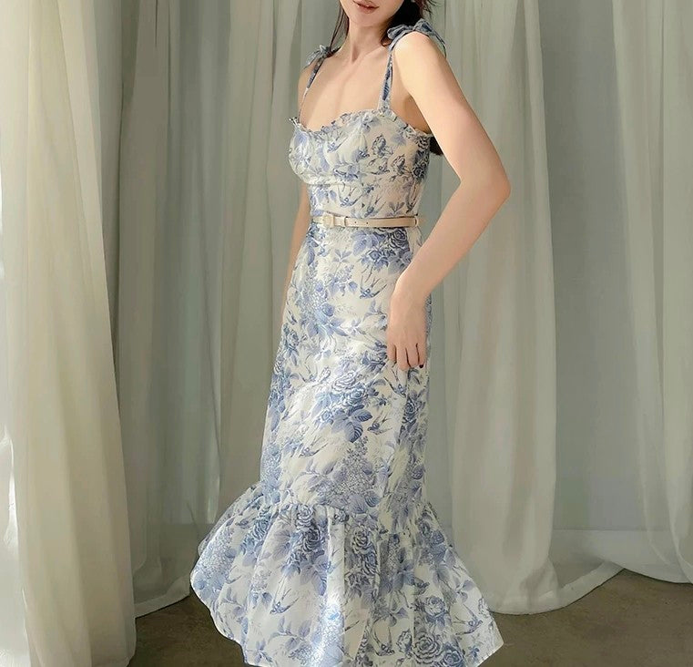 Porcelain Doll Chiffon Dress