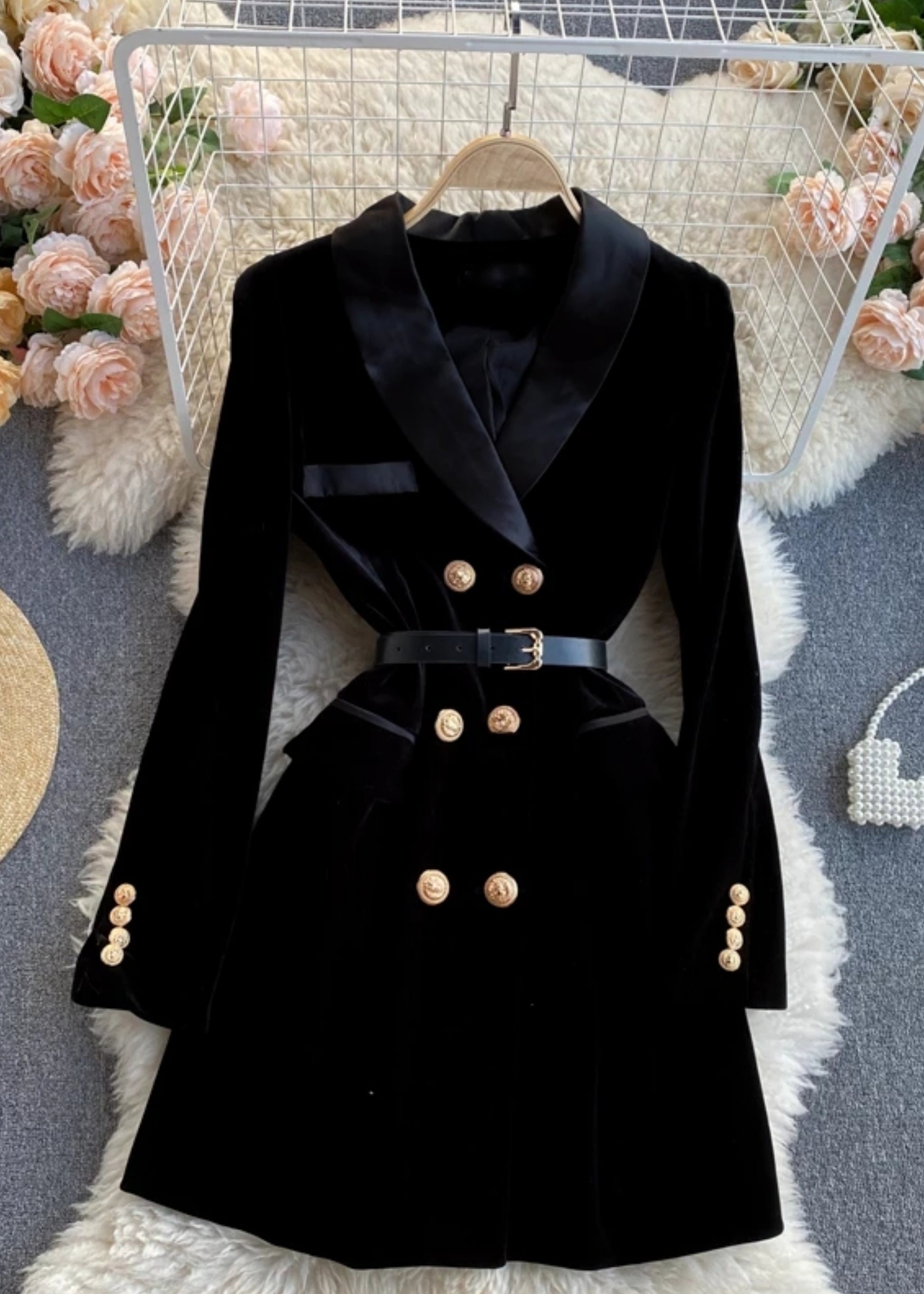Jessica Velvet Suit Coat