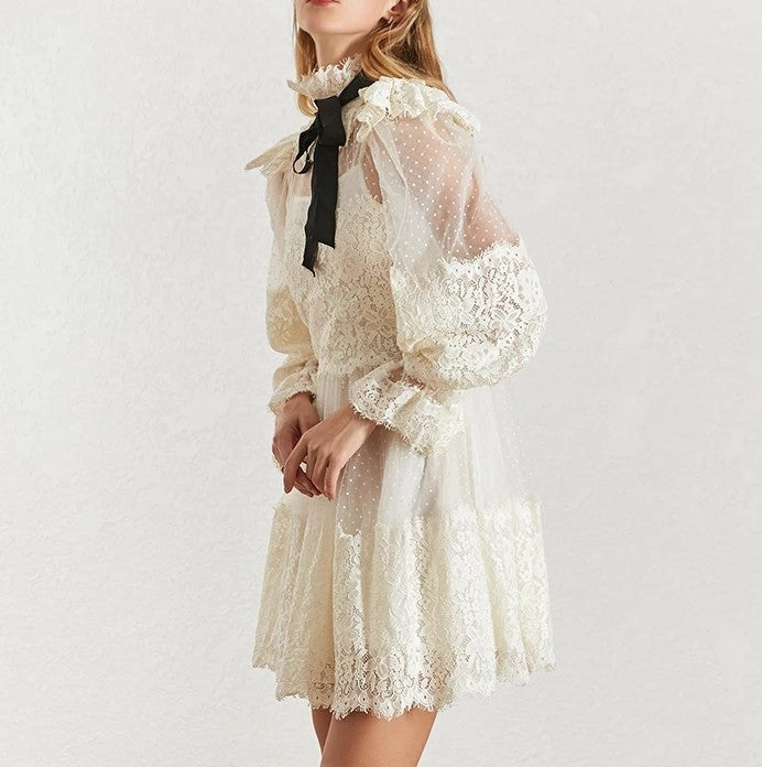 Alysse Vintage Lace Dress