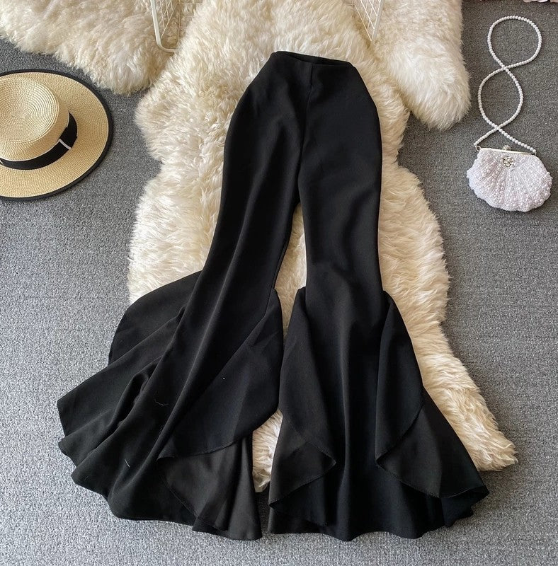 Kennedy Ruffled Flare Pants