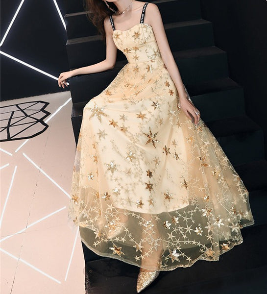 slim fit dress slacks Sweet Star Sequin Dress – Belle Muse