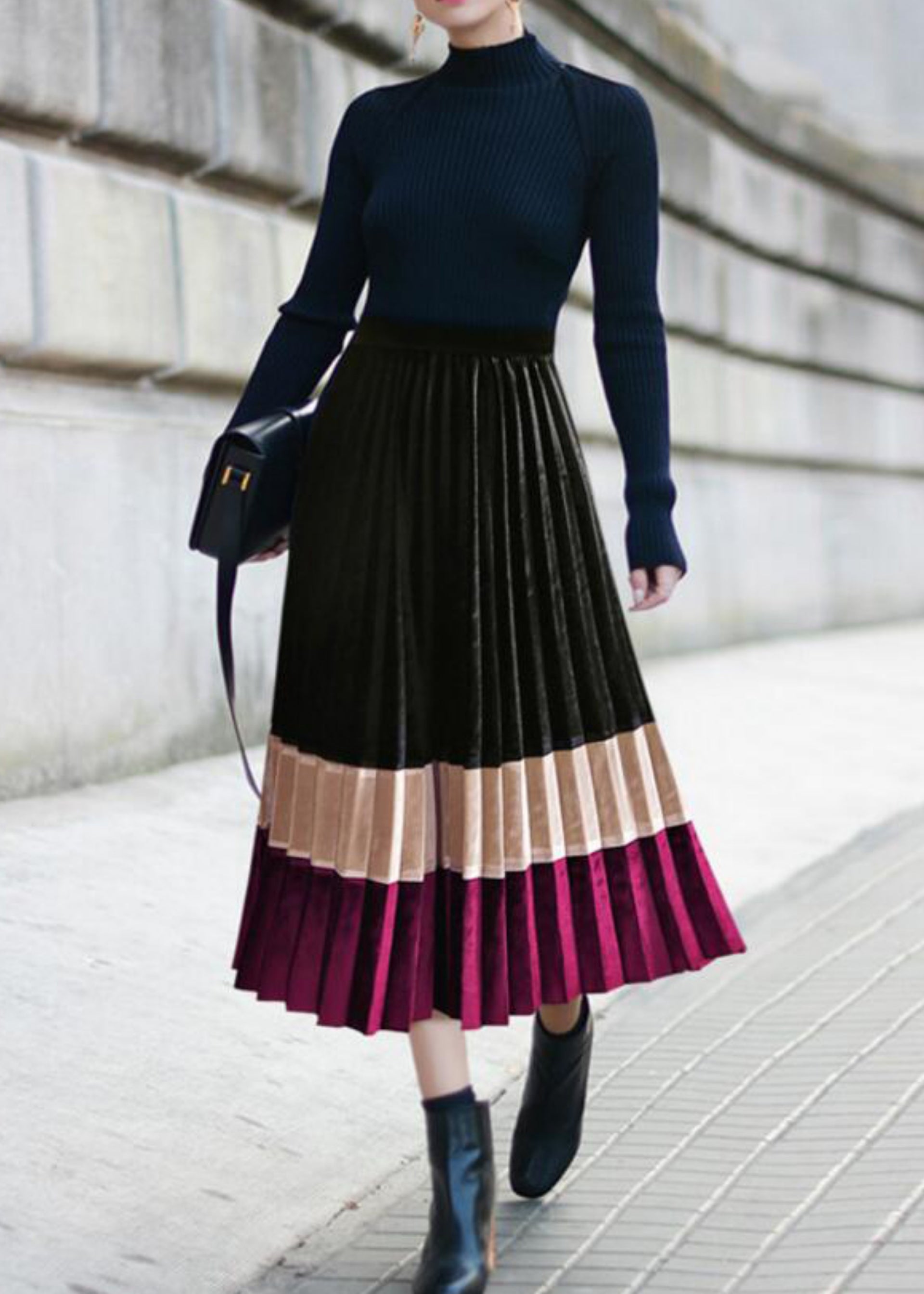 Donna Velvet Skirt
