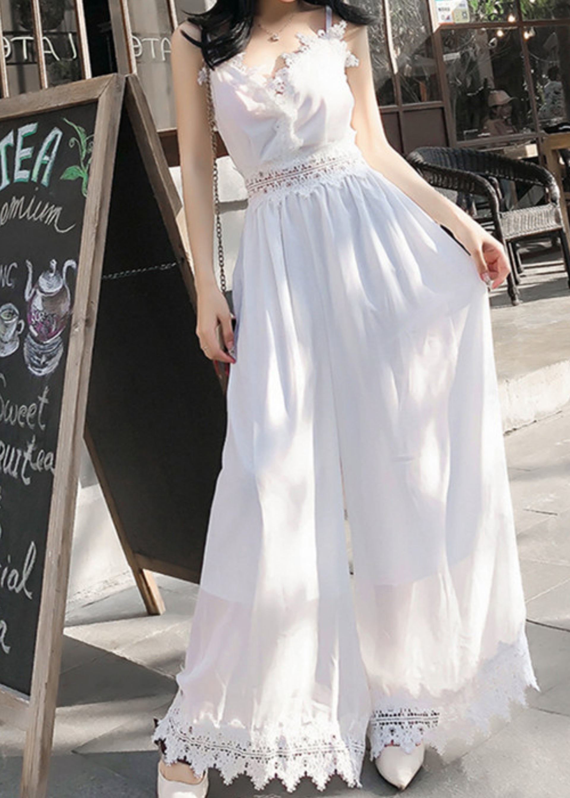 Mykonos Lace Jumpsuit