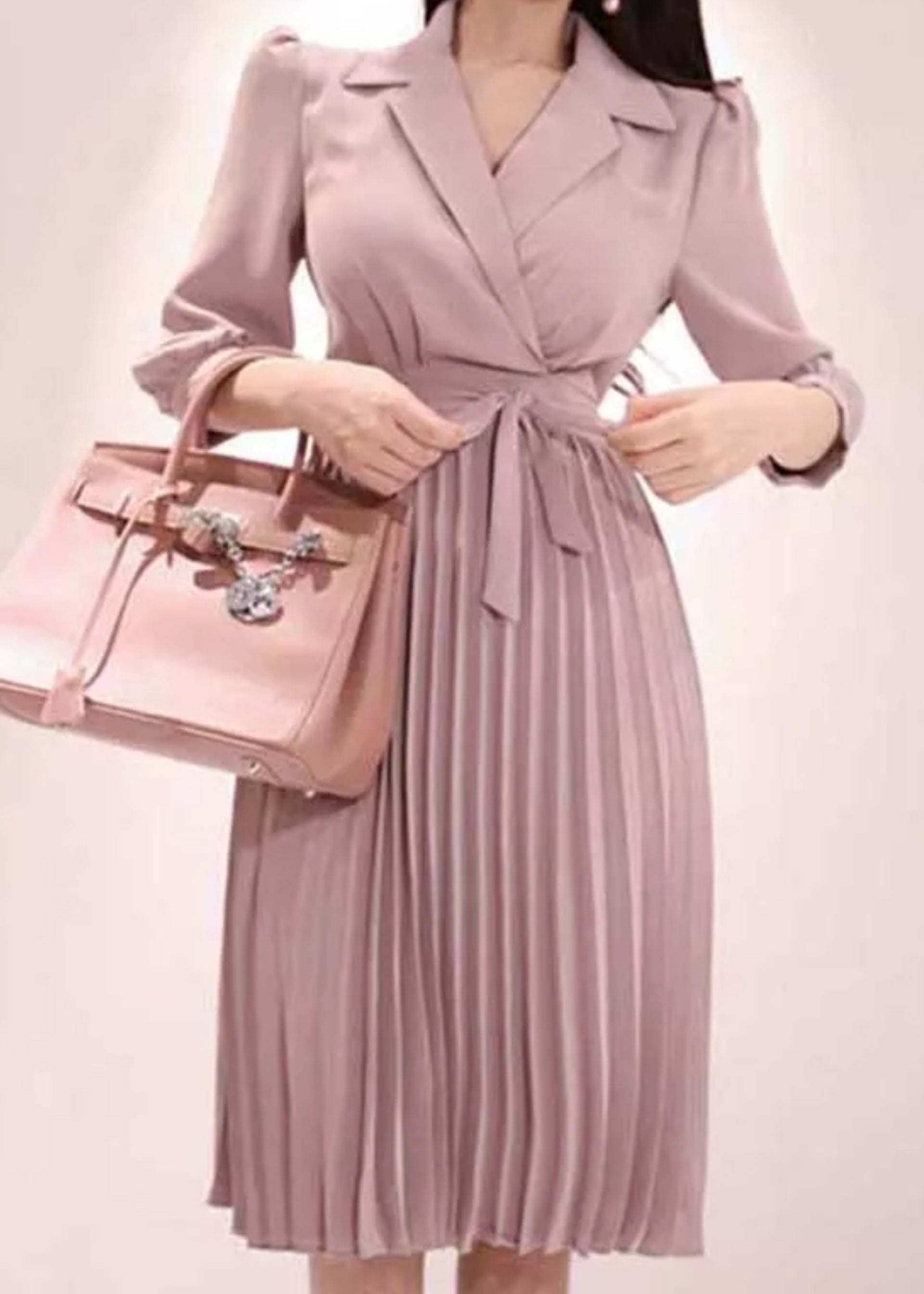 Hannah Pleated Dress