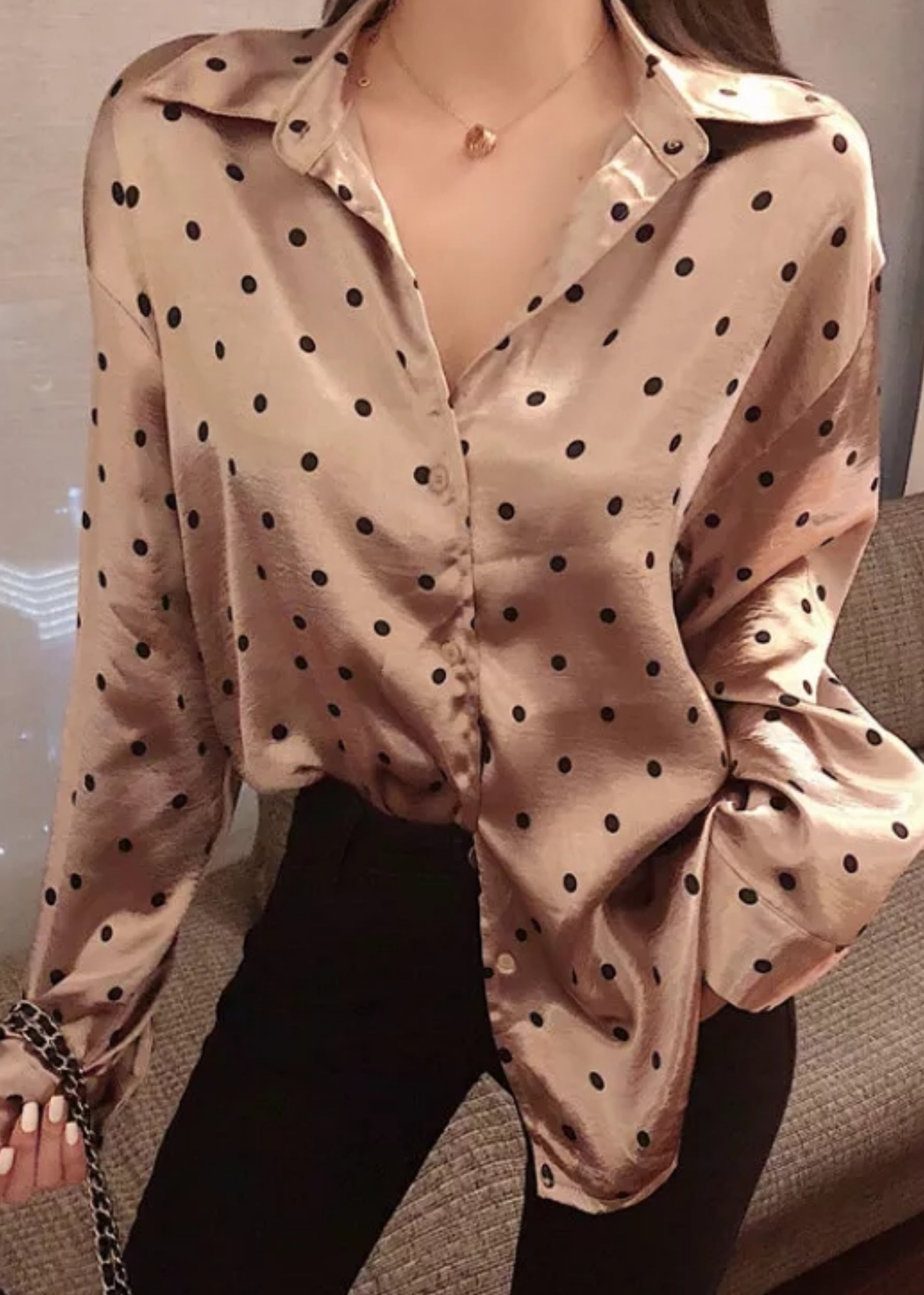 Freida Satin Blouse