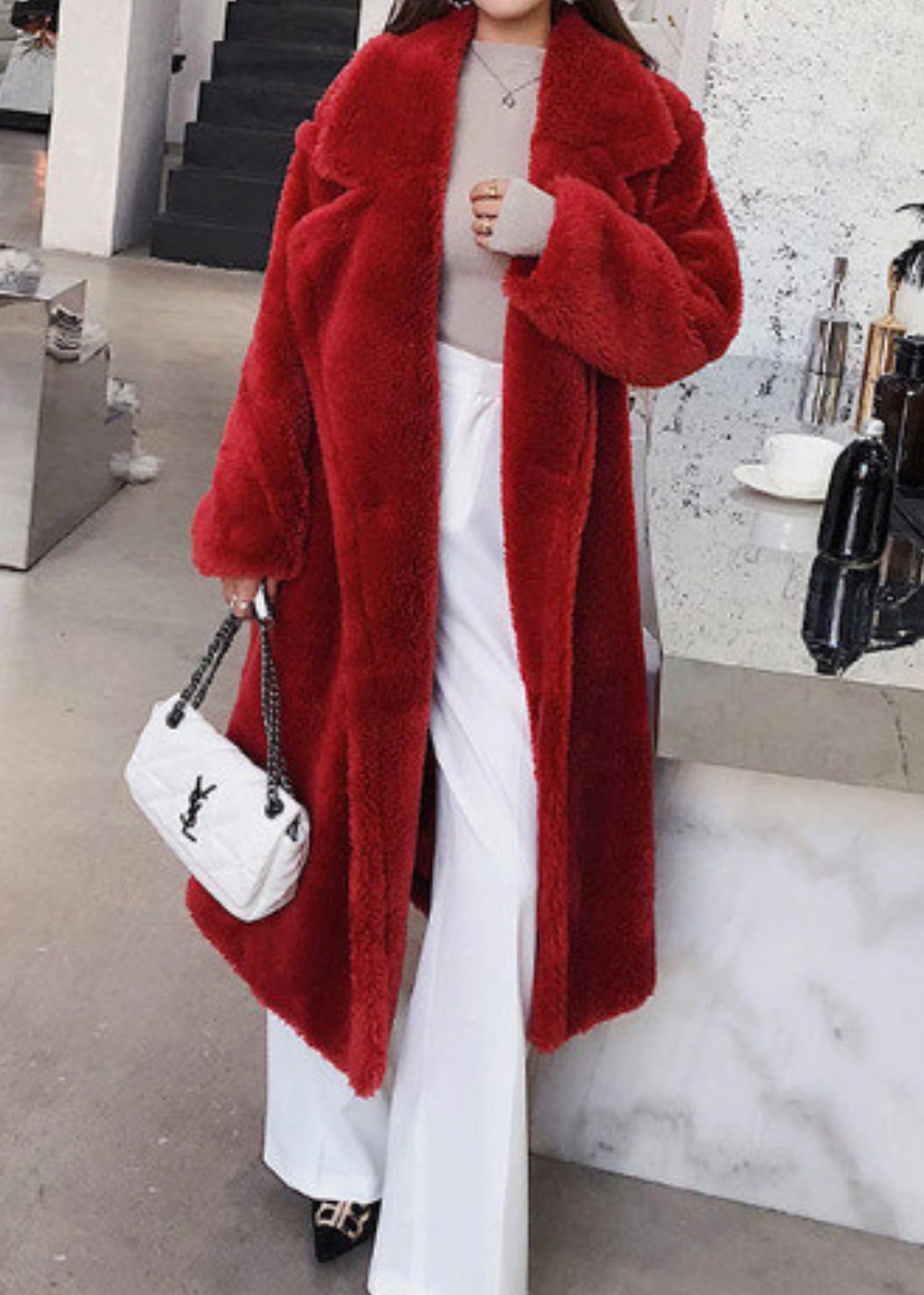 Zoe Coat Red