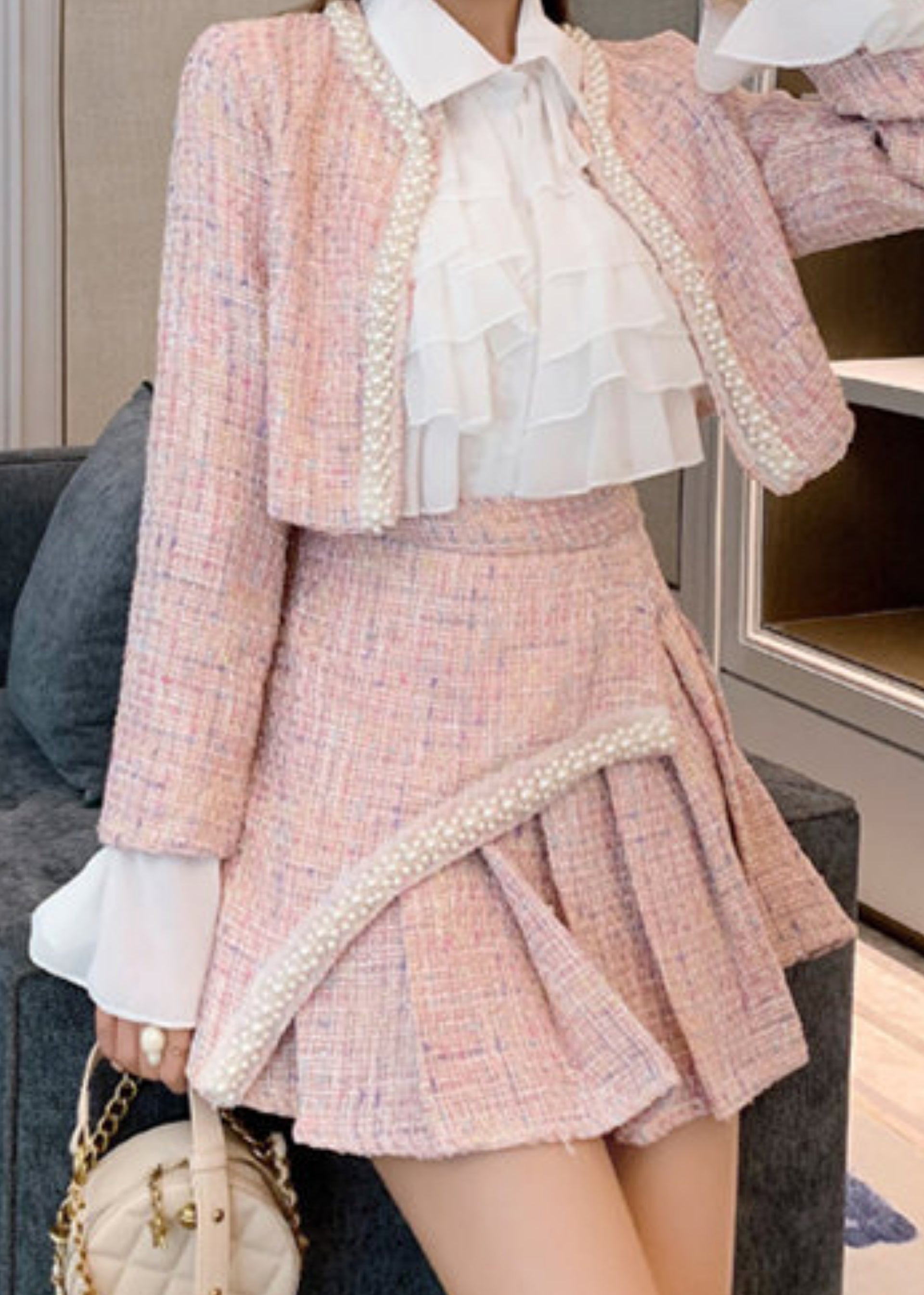 Stacey Tweed 3 Piece Set