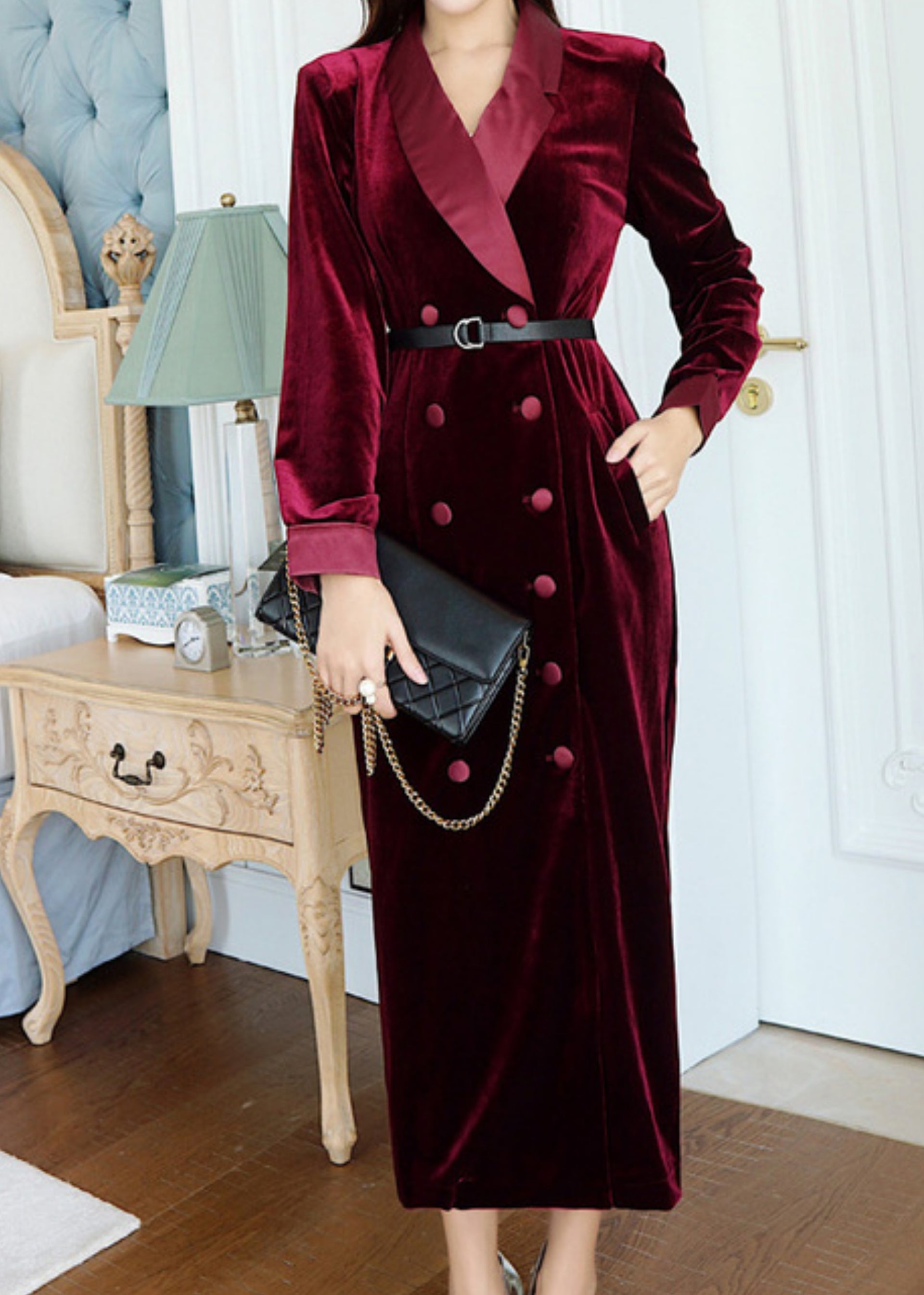 Olivia Velvet Dress