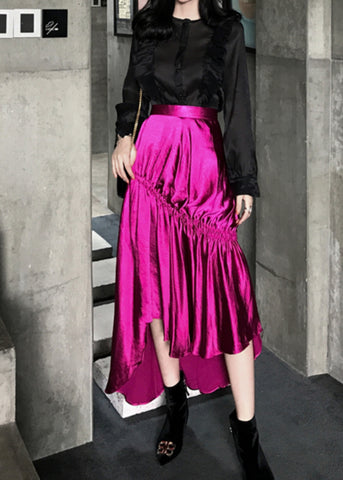 Donna Velvet Skirt