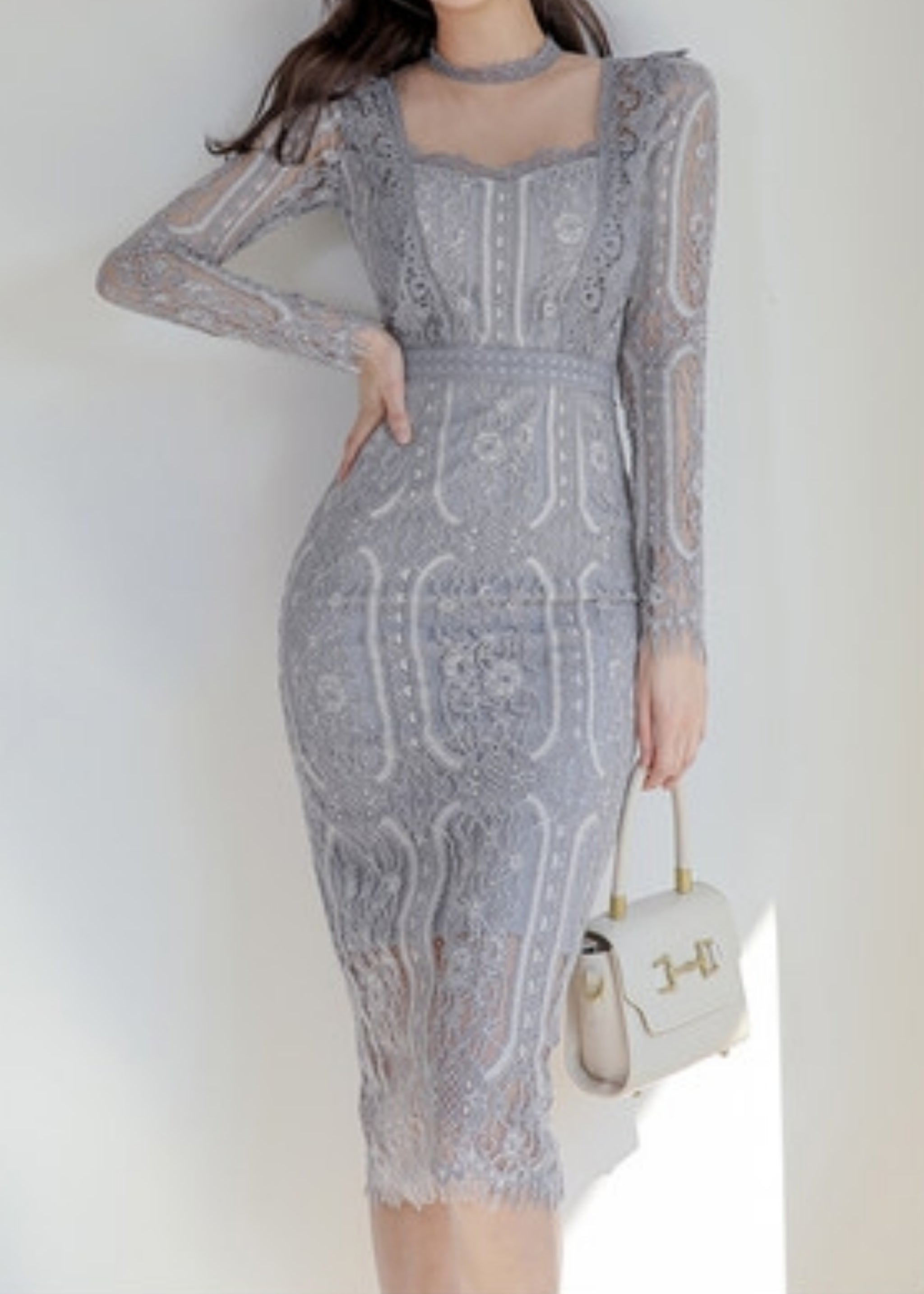 Katrina French Lace Dress