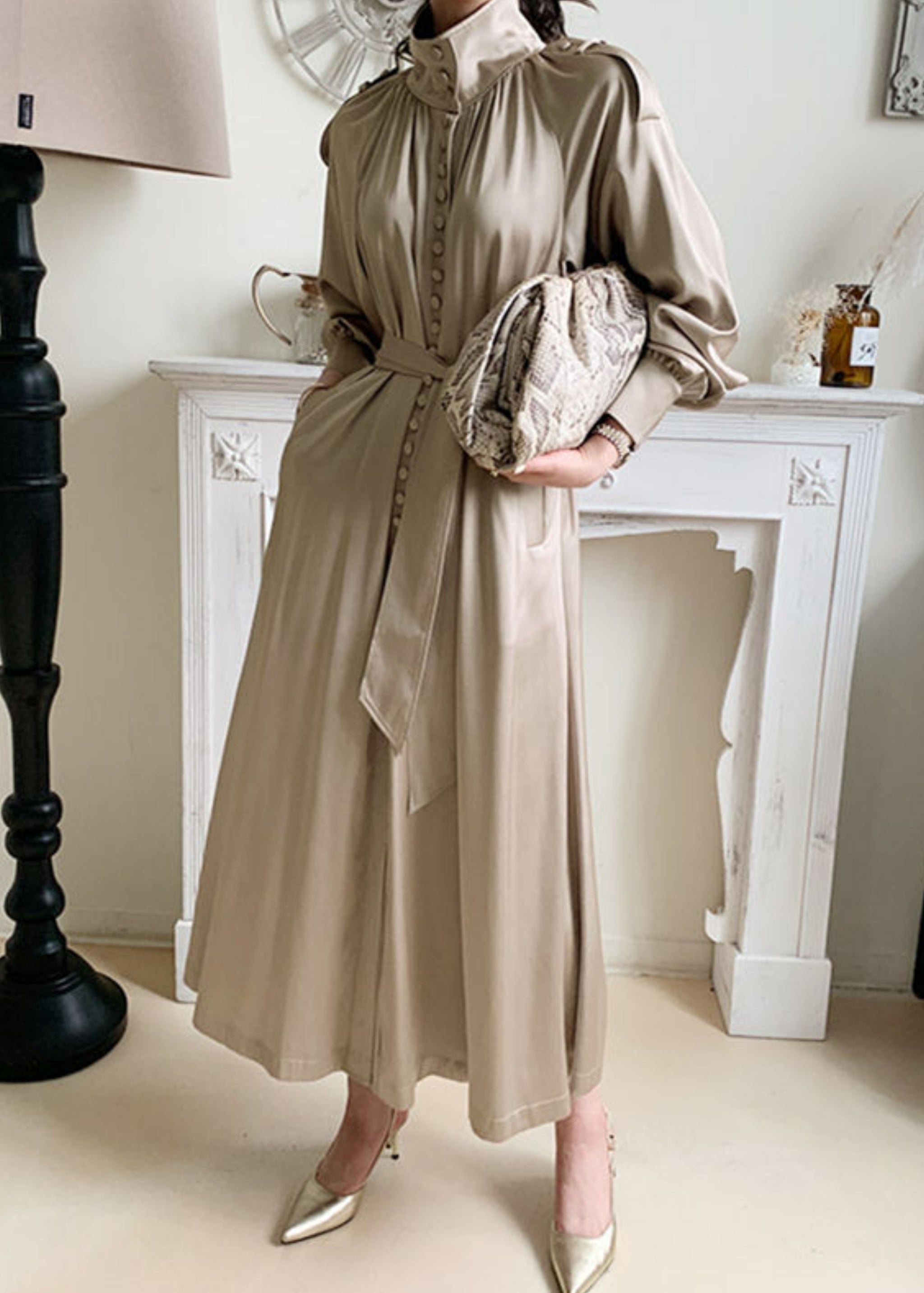 Lydia Silky Satin Dress