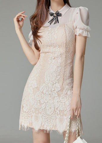 Romance Satin Lace Dress