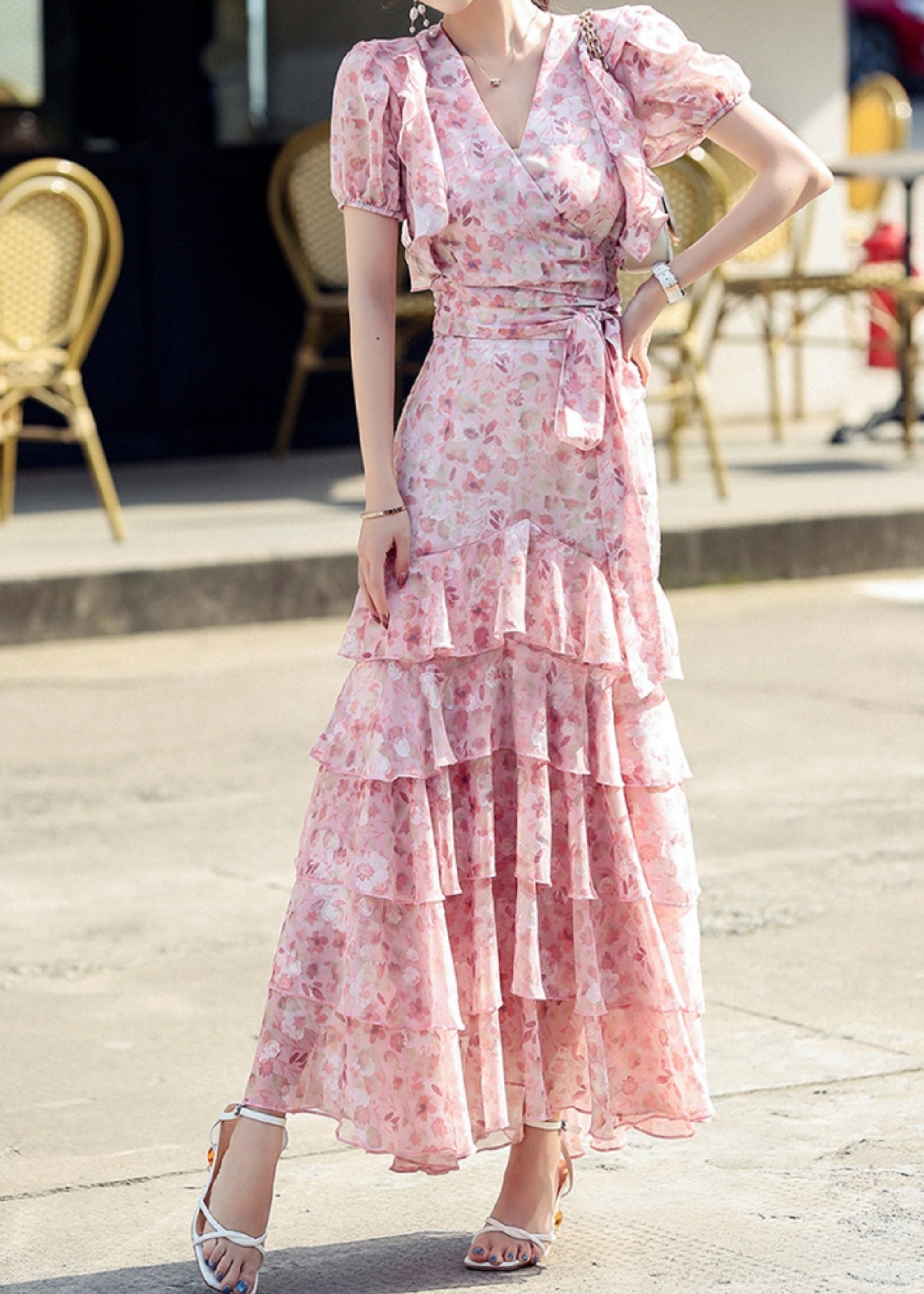 Ibiza Wedding Chiffon Dress Set