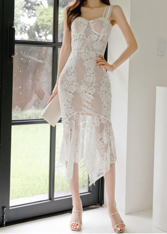 Sincerely Yours Italian Lace Dress