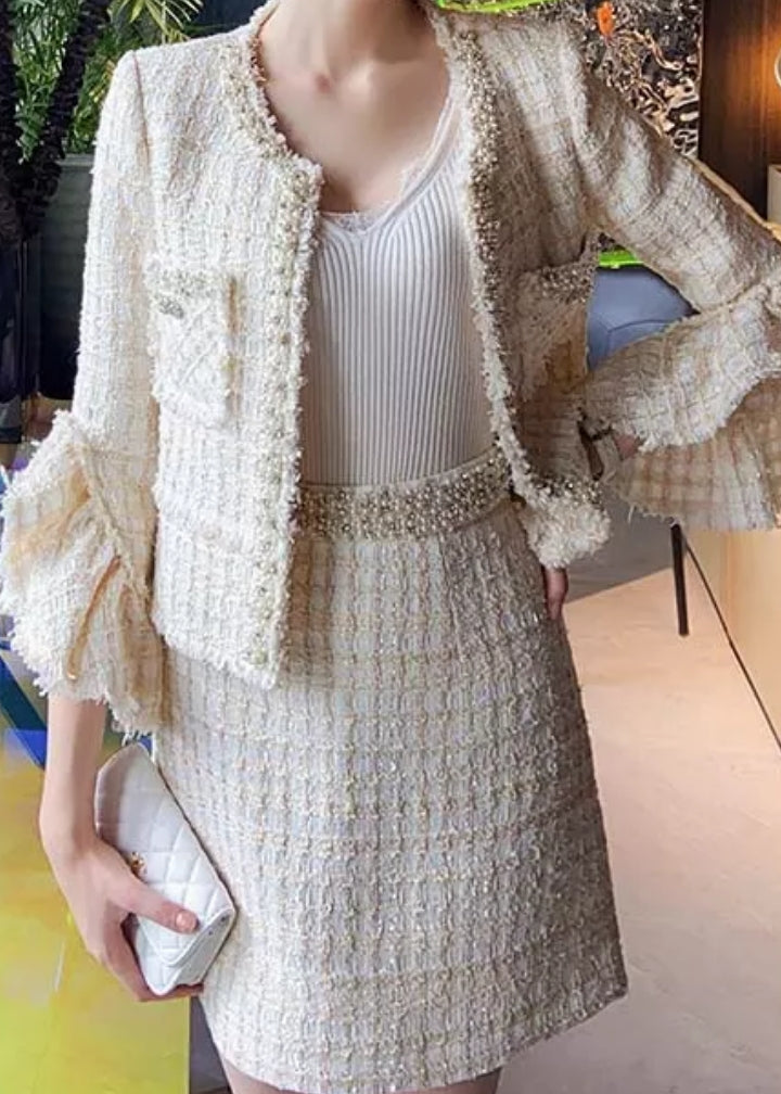 Odette Italian Tweed Coat
