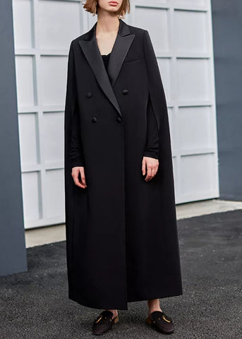 Mikaela Italian Tweed Coat Black