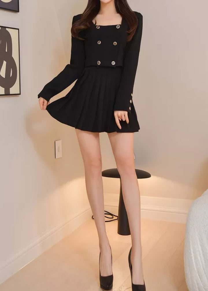 Chloe 2 Piece Set Black