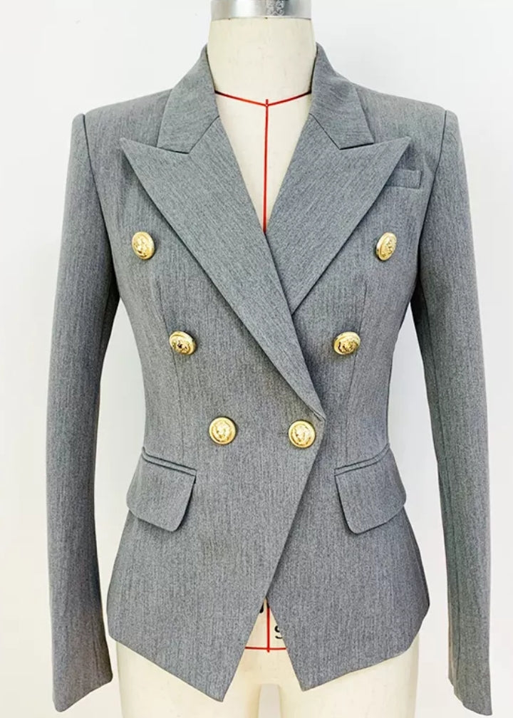 Muse Royal Italian Blazer Gray