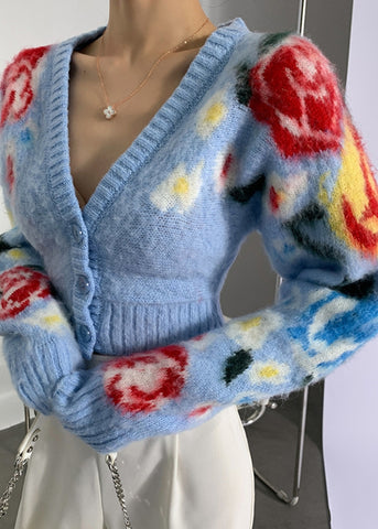 Malibu Knit Cardigan Snow