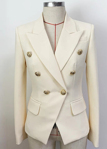 Kingdom Vegan Leather Jacket Gold