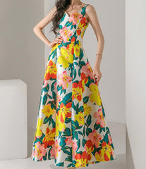 Capri Floral Dress