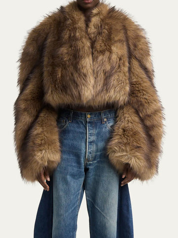 Kendall Vegan Fur Coat