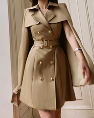 Claudia Trench Cape Coat