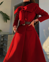 Magnolia Rose Bow Coat