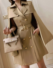 Claudia Trench Cape Coat