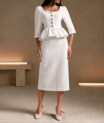 Maria Italian Tweed 2 Piece Set