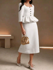 Maria Italian Tweed 2 Piece Set