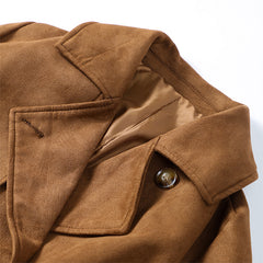 Messina Vegan Suede Trench Coat