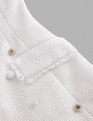 Juliette Italian Tweed Jeweled Coat