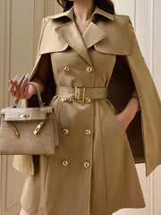 Claudia Trench Cape Coat