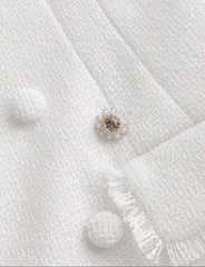 Juliette Italian Tweed Jeweled Coat