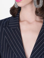 Florence Pinstripe Suit Dress