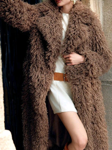 Kendall Vegan Fur Coat