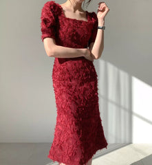 Bianca Dress Red