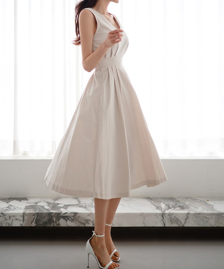 belle linen dress Bubble Sleeve Dress Belle XS / Mint Green