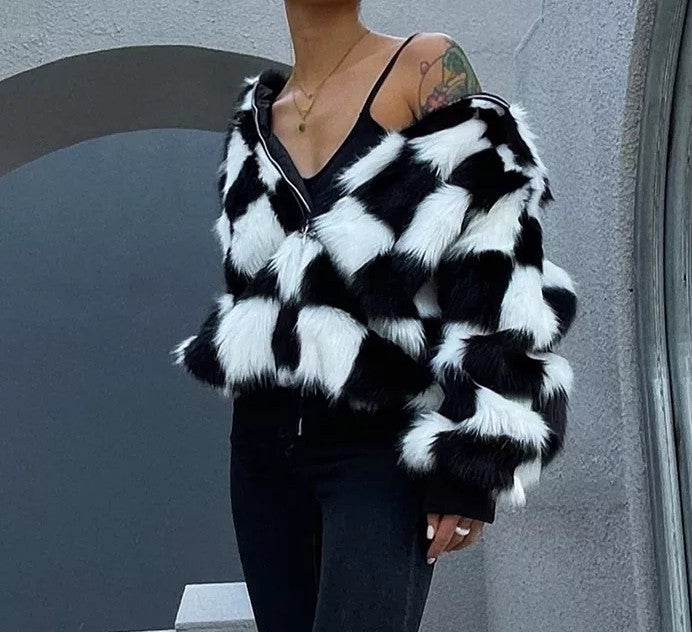 Kendall Vegan Fur Coat